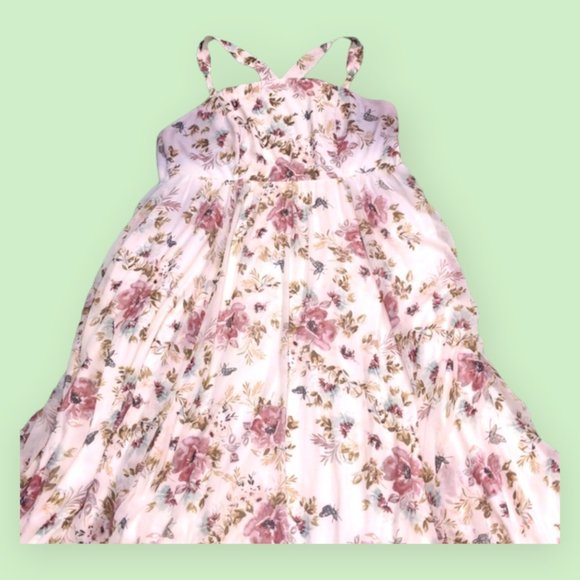 torrid Dresses & Skirts - SOLD Torrid Plus Size Ethereal Maxi Princess Smocked Floral Dress Size 22